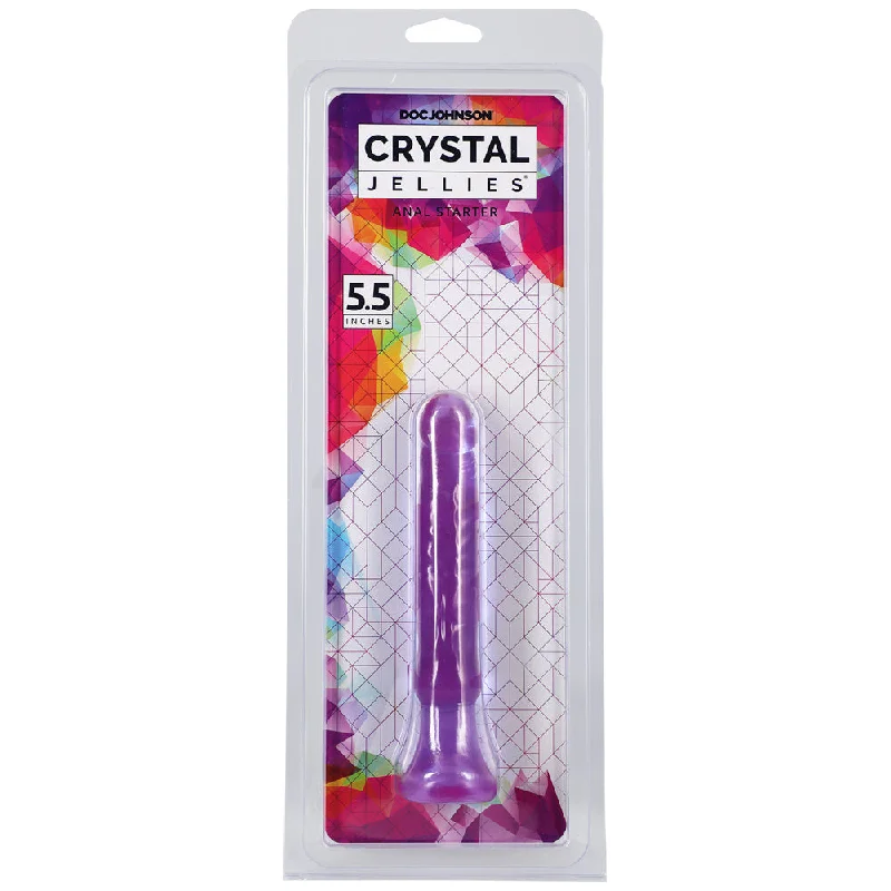 Crystal Jellies - Anal Delight - 5" Purple