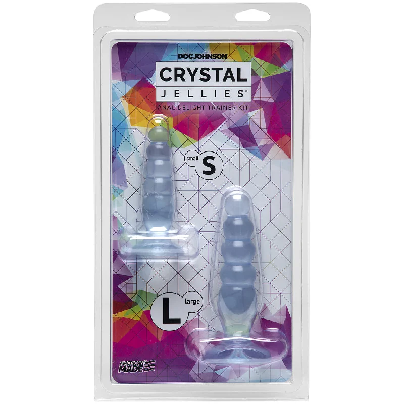 Crystal Jellies - Anal Delight Trainer Kit Clear