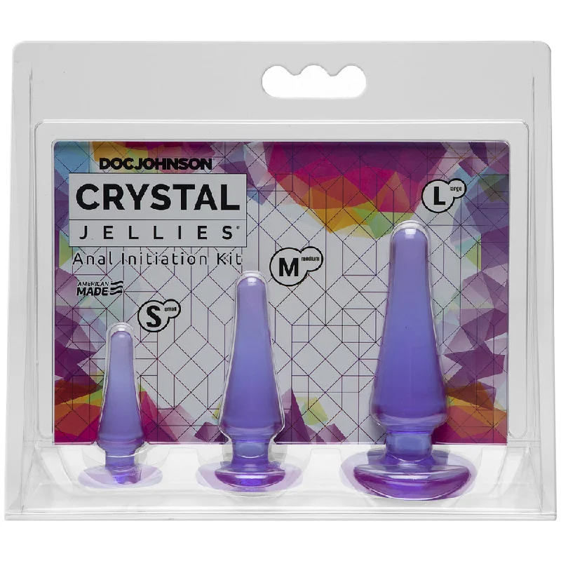 Crystal Jellies Anal Initiation Kit Purple