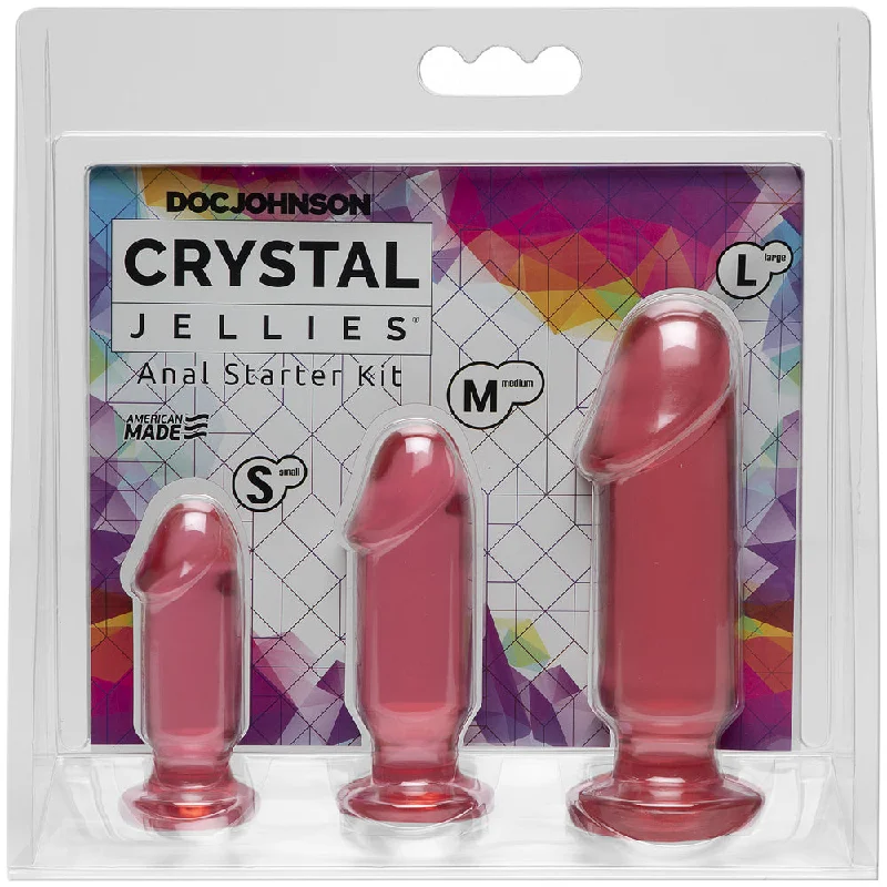 Crystal Jellies – Anal Starter Kit Pink