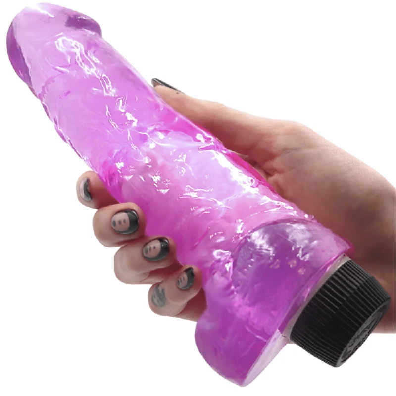 7.5 Inch Lifelike Vibrator Purple