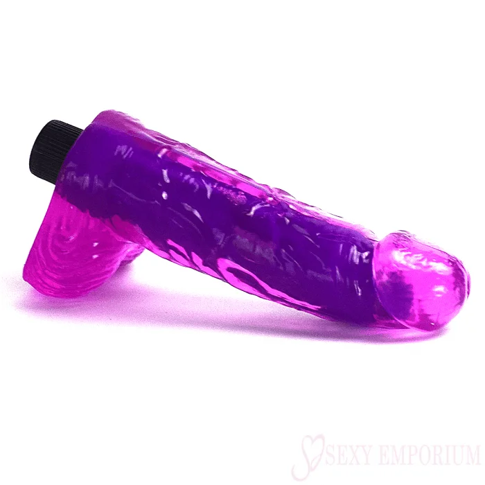 7.6 Inch Realistic Vibrator Purple