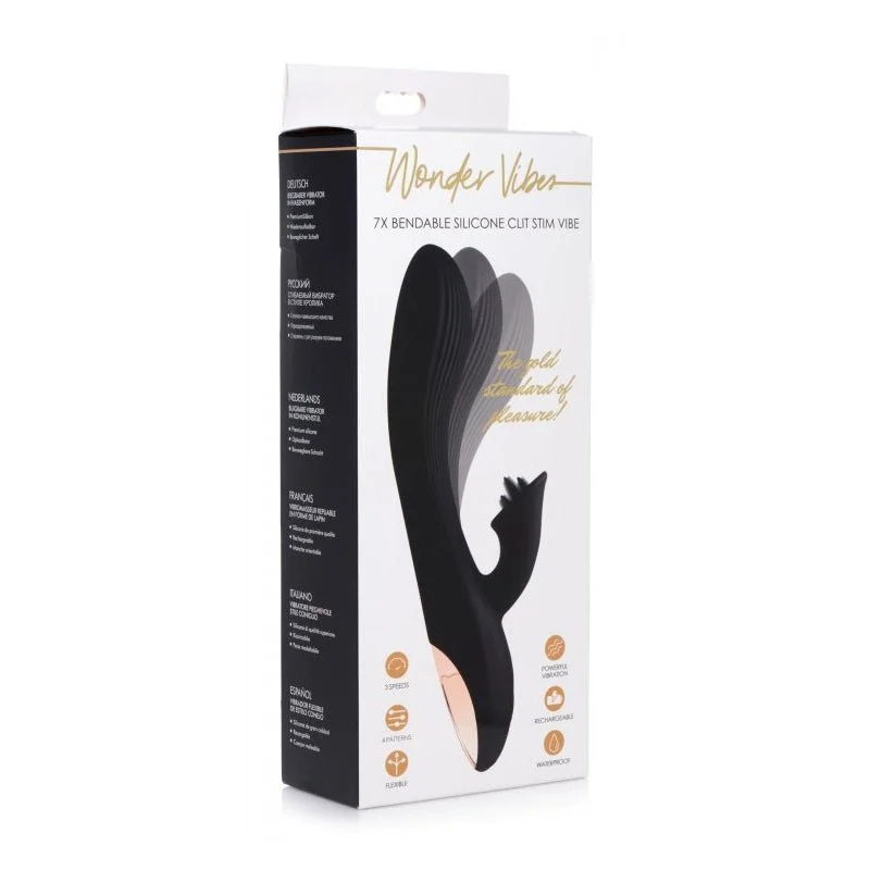 7X Bendable Silicone Vibe Clit Stim