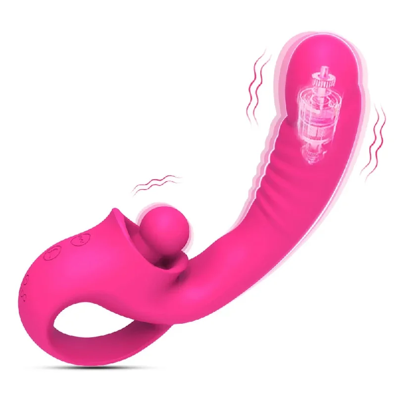 Lois Double Stimulation Tongue-licking Vibrator