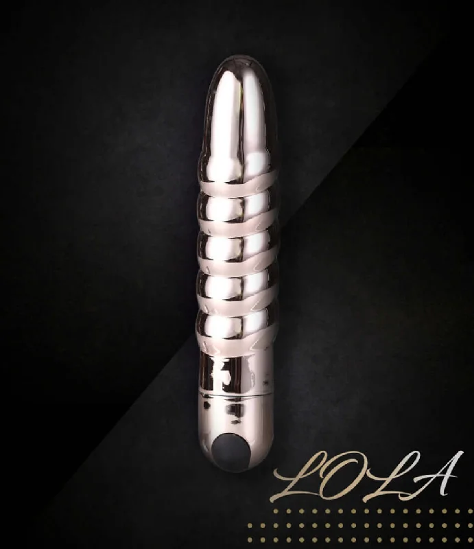 Lola 10 Function Vibrating Twisty Bullet - Rose Gold