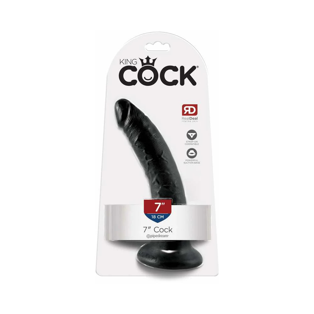 Pipedream King Cock 7 in. Cock Realistic Dildo With Suction Cup