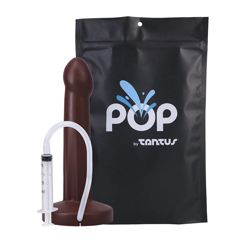 Tantus POP Squirting Dildo Espresso (Bag)