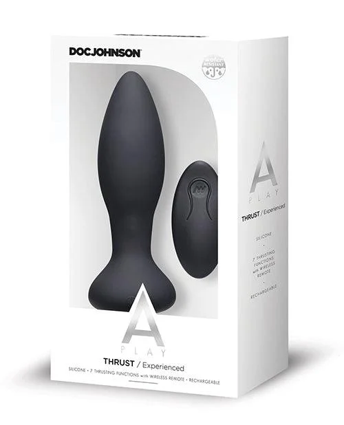 A Play Thrust Experienced Rechargeable Silicone Anal Plug W-remote