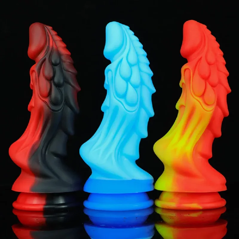 Exotic Monster Dragon Dildos - Silicone Fantasy Dildos Butt Plug Male Female Sex Toys