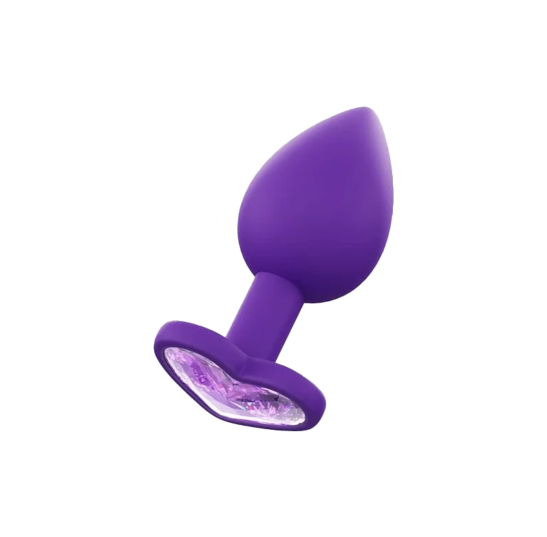 Plug Anal de Silicona  Talla S Morado