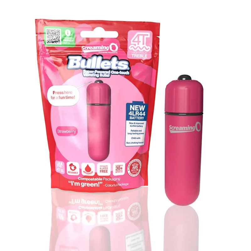 Screaming O 4T Bullet Vibrator Strawberry