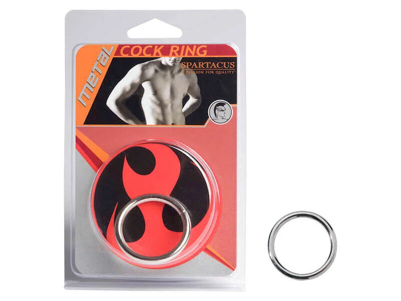 Spartacus Metal Cock Ring 1 1/4" - A Bold Choice for Intense Pleasure!