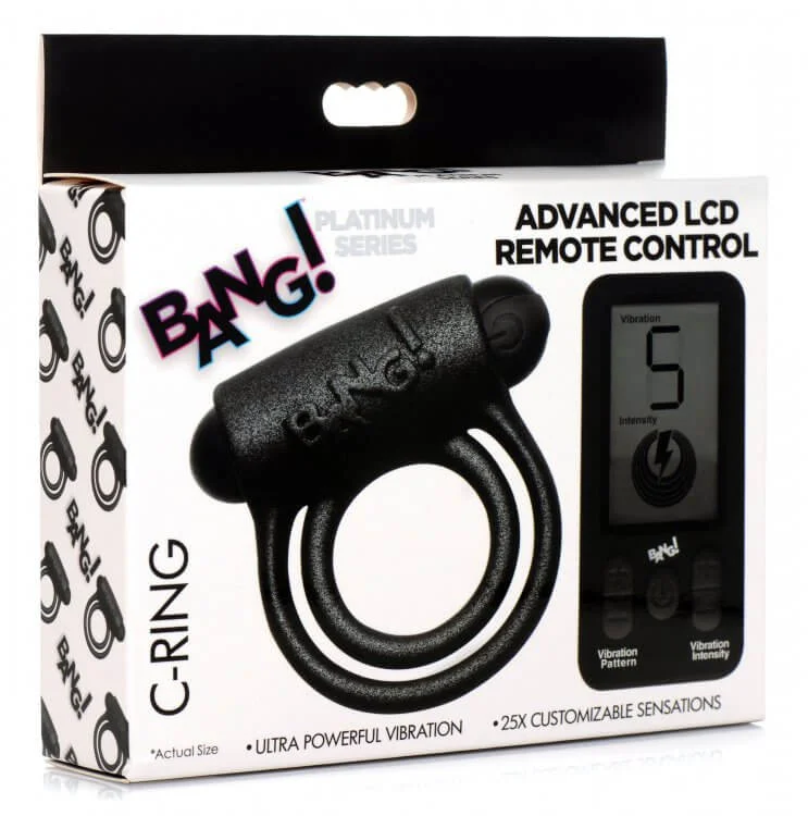 Bang! Platinum Series Cock Ring with Remote Control