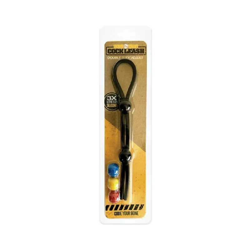 Boneyard Double Cock Leash - Black