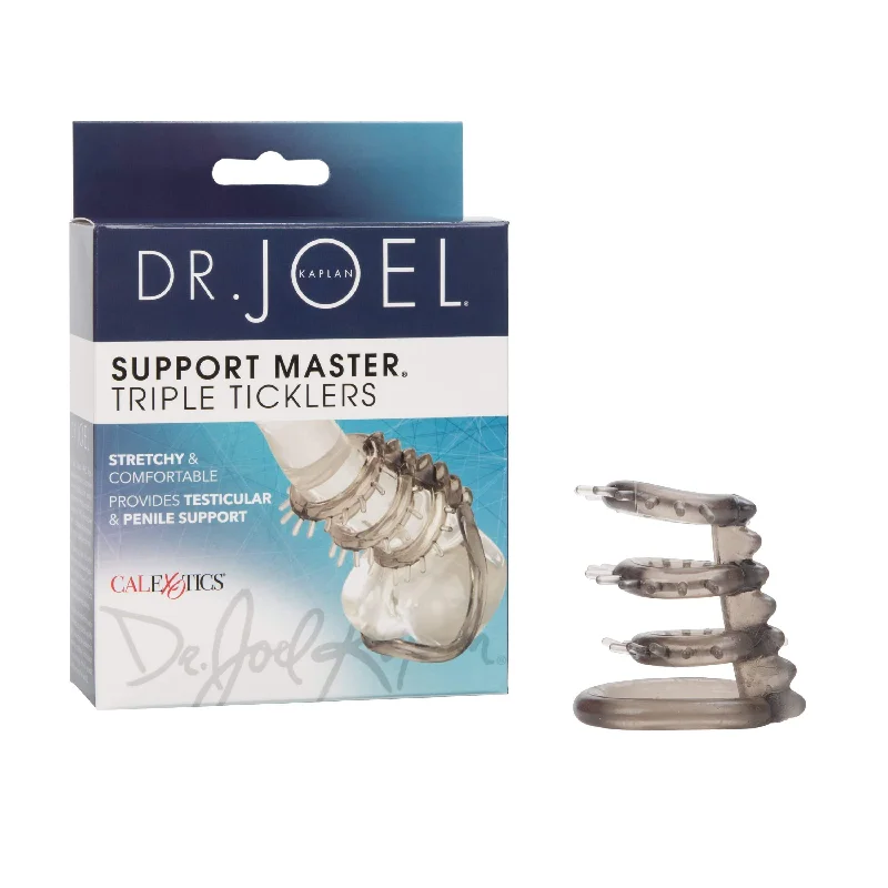 California Exotics - Dr Joel Kaplan Support Master Triple Ticklers Cock Cage (Grey)