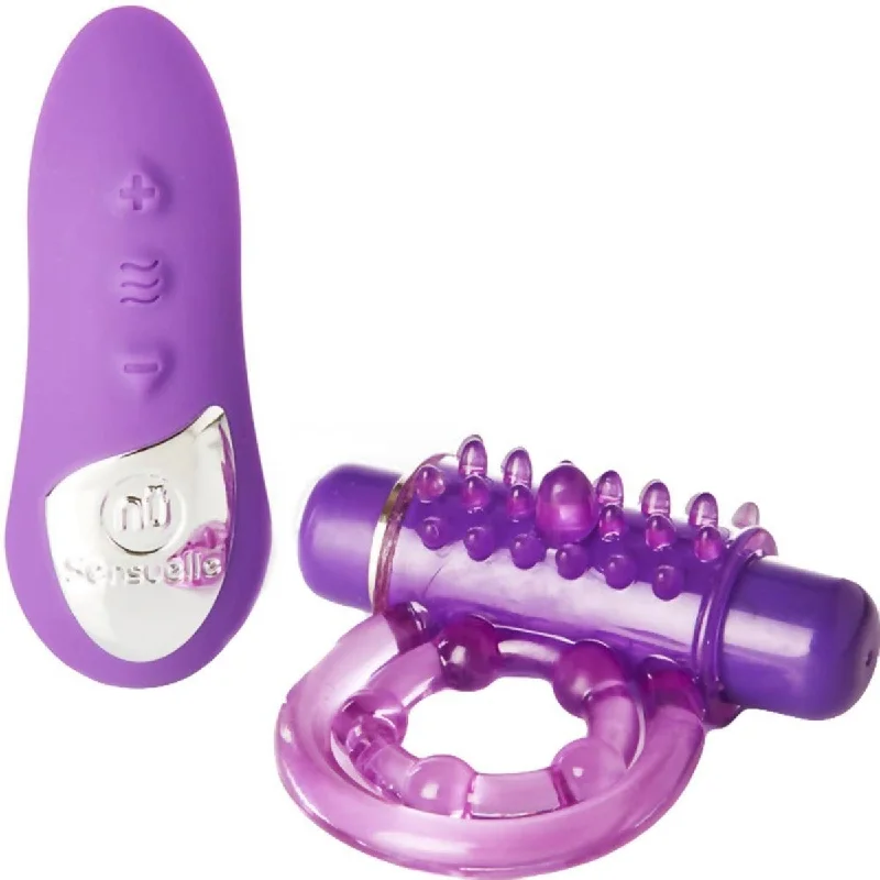 Nu Sensuelle Remote Control Vibrating Cock Ring Purple