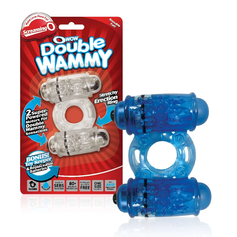 O Wow Double Wammy Dual Vibrating Ring