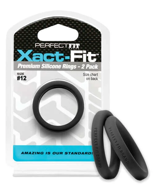 Revolutionary Xact Fit Cock Rings #12 2 Pack: Perfect Sizing for Optimal Comfort and Performance