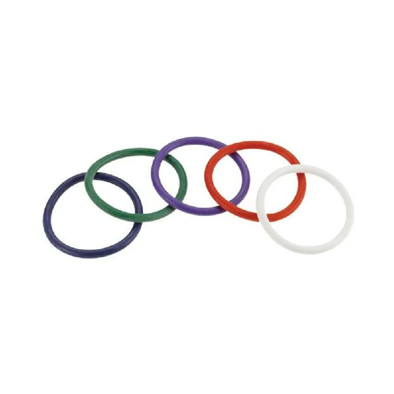 Rainbow Rubber C Ring 5 Pack - 2 inch