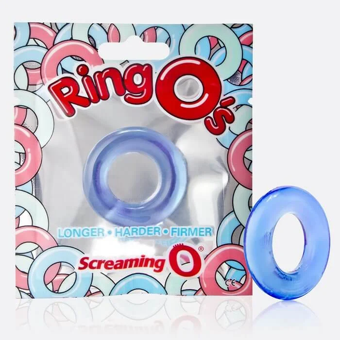 Screaming O Ring O Blue - Elevate Your Pleasure with Super Stretchy Erection Rings