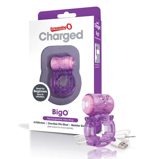 Screaming O Charged Big O Vibrating Cock Ring