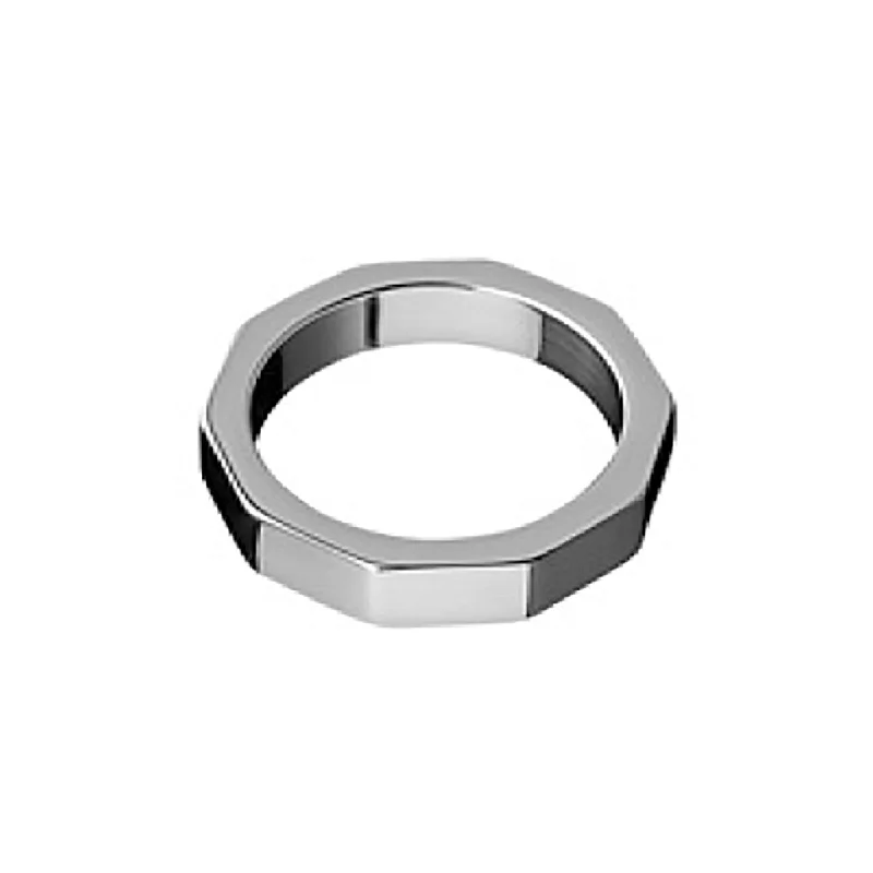 Shots Steel Nut Cock Ring Silver 4.5cm