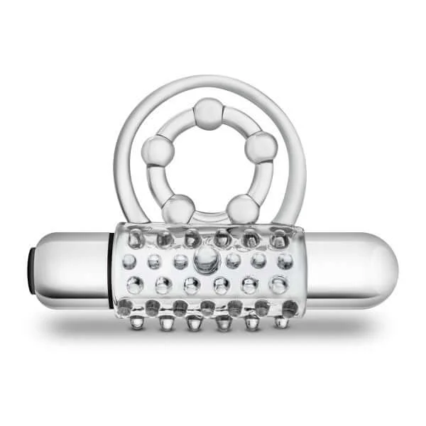 Stay Hard Vibrating Super Clitifier Clear Ring - Enhance Pleasure and Performance